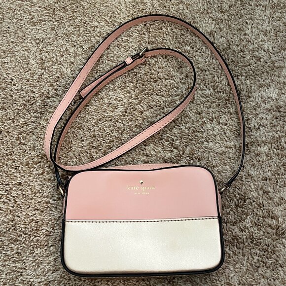 KATE SPADE Ivy Street Clover Crossbody bag - Pink/Rose Gold - Picture 1 of 11